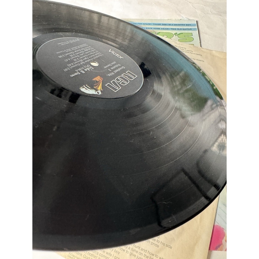 JOHN DENVER Greatest Hits Volume 2 RCA Victor CPL1-2195 LP Record 1977 - Picture 10 of 10